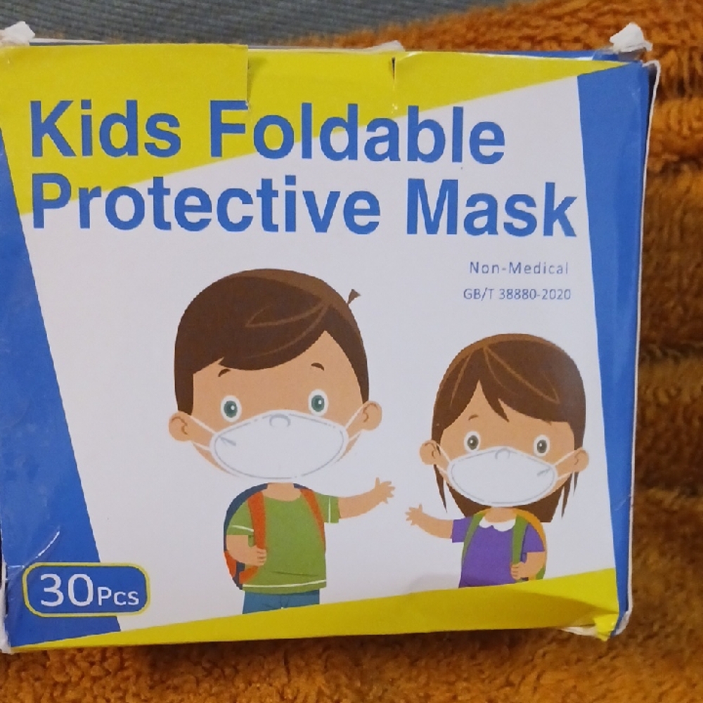 Kids Foldable Protective Mask - 30 Pcs